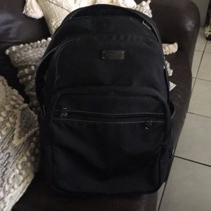 COACH Canvas Backpack 🎒 w Leather Straps